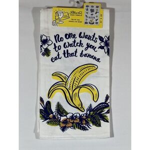 Blue Q Tea Towel Eat That Banana Kitchen Humor Cotton 21x28 Funny Gift